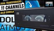 11 Channel Dual Transformer BEAST AMP! Dolby ATMOS Home Theater Amplifier! Home Theater Gurus