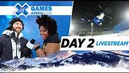 Day 2 Livestream with Jack Mitrani & Gabby Maiden | X Games Aspen 2024