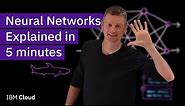 Neural Networks Explained in 5 minutes