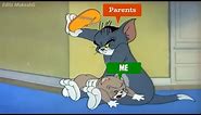 Exam Result Funny Meme | Tom & Jerry | Edits MukeshG