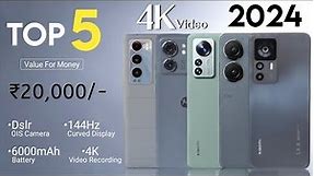 Top 5 Camera Phones Under 20000 [ January 2024 ] - 5G | 100MP | OIS | 4K | Best Phone Under 20000