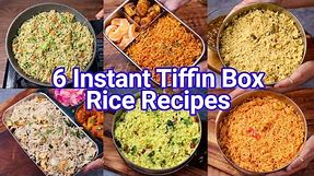 Easy & Healthy Instant Rice - Lunch Box Recipes | Tiffin Box Recipes for Kids & Adult