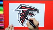 How to draw the Atlanta Falcons Logo [NFL Team]