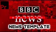 Create Exclusive NEWS Like BBC | Premiere Pro Template | Breaking news Intro Template | deCoding