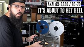 Putting a Vintage Reel to Reel Tape Deck Remote to the Test! Akai GX-635D & RC-70