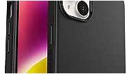 OtterBox iPhone 14 Plus Symmetry Series Case - BLACK , ultra-sleek, wireless charging compatible, raised edges protect camera & screen