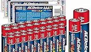 ACDelco UltraMAX AA and AAA Batteries, 40-Count Combo Pack, 20-Count Each, Alkaline Battery with Advanced Technology, 10-Year Shelf Life, Recloseable Packaging
