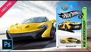 How to Make Packaging Design Hotwheels V2 in Photoshop - Tutorial Photoshop 2020
