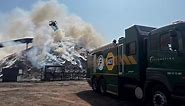 The Mean Green Fire Fighting team and machines drove 500 mm to take control of the fire at Richardsbay | Andre Snyman eblockwatch