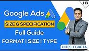 Google Display Ads Sizes and Specifications full Tutorial | Display Ads Formats | Complete Guide