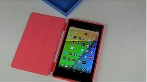 Google Nexus 7 Folio Cover Unboxing and hands on