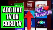 ROKU Live TV Shortcut