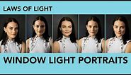 5 Window Light Portrait Positions