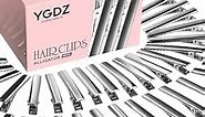 YGDZ Alligator Hair Clips, 150pcs 1.77 Inch Metal Hair Bow Clips Single Prong Silver Alligator Hair Clips for Bows Making Crafts(4.5cm)