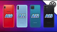 Samsung Galaxy A10 vs Samsung Galaxy A11 vs Samsung Galaxy A12 vs Samsung Galaxy A13