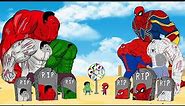 Rescue SUPER HEROES Evolution Of HULK & SPIDERMAN: Returning from the Dead SECRET - FUNNY