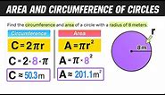 How to Find Area and Circumference of a Circle