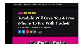 T-Mobile | Deal Alert 🚨 Brand New I Phone 15 Deals From T-Mobile ‼️