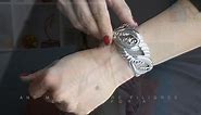 Sterling Silver Rope Scroll Filigree Bold Cuff Bracelet