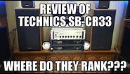 Speaker review of the Technics SB-CR33. CRAP or POT OF GOLD???