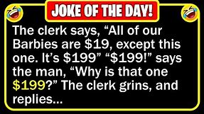 🤣 BEST JOKE OF THE DAY! - He dashes over to a toy shop and asks the clerk... | Funny Clean Jokes