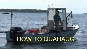 How to Quahaug.... How to dig for Clams