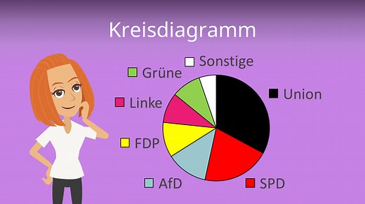 Kreisdiagramme berechnen und zeichnen