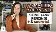 CHOOSING THE SIZE OF YOUR BOOK (& how to RESIZE it) | Formatting a novel in WORD (Formatting part 4)