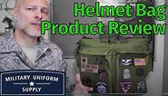 Military Helmet Bag Review - Military Bags and Packs - Olive Drab Flyers Bag