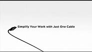 One Cable Solution: ViewSonic USB-C Monitors｜ Simplify Your Work with Just One Cable