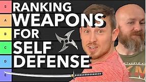 Ranking Self Defense Martial Arts Weapons | BEST WEAPON TIER LIST Icy Mike Hard2Hurt