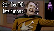 Star Trek TNG - Data Bloopers