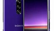 Sony Xperia 1 Unlocked Smartphone 6.5" 4K HDR OLED CinemaWide Display, 128GB - Purple - (US Warranty)