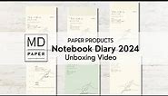 Overview | MD Notebook Diary 2024 - A High-Quality Minimalist Notebook