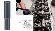 12MM 12PT 1/2 Inch Drive Extra Deep Socket Heavy Duty Fits for Detroit Diesel 60 Series Engine Rocker Arm Shaft