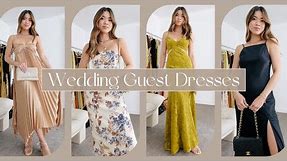 15 WEDDING GUEST DRESSES | Spring & Summer Wedding Guest Dress Outfit Ideas & How to Style Them!