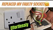How I Easily Changed My Faulty Power Socket (DIY Electrical Project)
