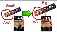 How to use AAA Batteries Instead of AA | Battery Life Hacks