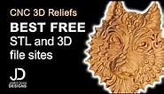 Best free and paid for STL and 3D model sites - CNC relief carvings