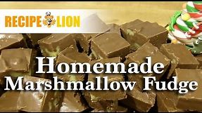 Homemade Marshmallow Fudge