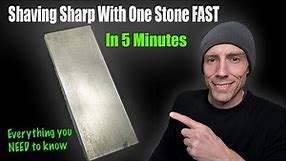 How To Sharpen A Knife In About 5 Minutes With ONE Stone | EVERYTHING YOU NEED TO KNOW FAST! 2023