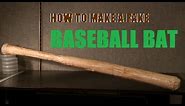How to Make a Prop Baseball Bat