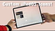 How To Add Custom Icons to iPadOS | Full-Walkthrough