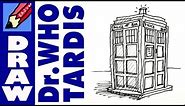 How to draw the TARDIS Real Easy