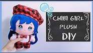 BASIC CHIBI GIRL PLUSH DIY with CUTE OUTFIT!
