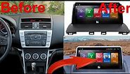 Mazda Mazda6 radio upgrade 2003-2009 2010 2011 2012 2013 Android stereo replacement How To Install