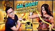 Wonder Woman Gal Gadot is here ! Life Size Bust by Infinity Studio