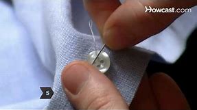 How to Sew a Button by Hand