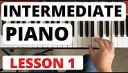 Intermediate Piano Course, Lesson 1 || Scale Revision and a Piece