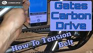 Gates Carbon Drive - How to Adjust Belt Tension + Review